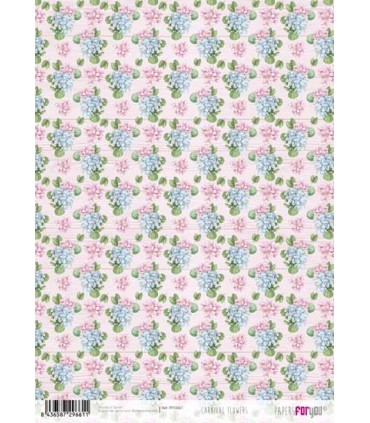 PAPEL DE ARROZ 30X21CM CARNIVAL FLOWERS