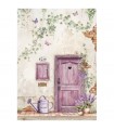 PAPEL ARROZ A4 STAMPERIA 21x29CM LAVENDER PUERTA