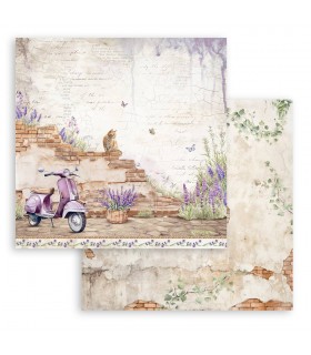 PAPELES SCRAP 20x20CM LAVENDER 10 UD