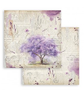 PAPELES SCRAP 20x20CM LAVENDER 10 UD