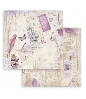 PAPELES SCRAP 20x20CM LAVENDER 10 UD