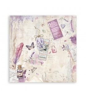 PAPELES SCRAP STAMPERIA 10UD 12x12 LAVENDER