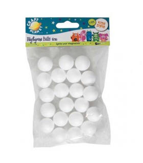 BOLAS POLIESTIRENO CRAFT PLANET 2 CM 20 UD