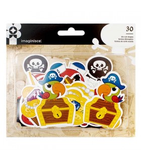 SET 30 EPHEMERA PIRATA PAR-R-RTY ME HEARRTY