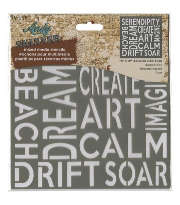 PLANTILLA ANDY SKINNER SERENDIPITY 20x20 CM