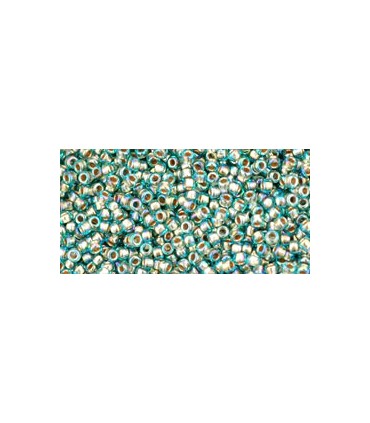 GRANITO TOHO 15/0 GOLD LINED RAINBOW AQUA 100GR