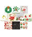 SERVILLETAS DECOUPAGE 33x33 CM MIX NAVIDAD 10 UD