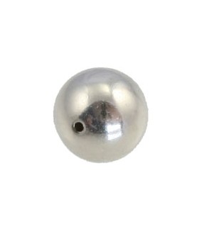 BOLA PASADA DE PLATA DE 4 MM 6 unidades