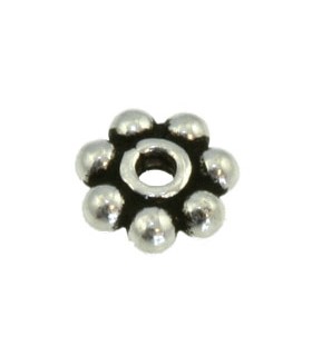 ENTRE PIEZA PLANA  6x2 MM PLATA  10 UD