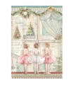 PAPEL ARROZ A4 STAMPERIA 21x29CM NUTCRACKER BALLET