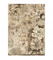 PAPEL ARROZ A4 STAMPERIA 21x29CM OLD LACE FLORES