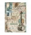 PAPEL ARROZ A4 STAMPERIA 21x29CM MUSIC VIOLIN