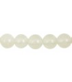 BOLAS CUARZO NIEVE NATURAL 6 MM HILO 40 CM