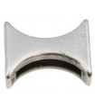 PASADOR ZAMAK BAÑO PLATA 18x16x5mm INT.14x2m 2 UD