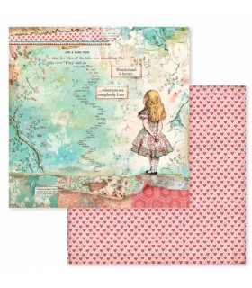 PAPELES SCRAP STAMPERIA 10ud 12x12 ALICE