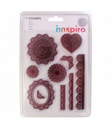 SELLOS ACRÍLICOS 14x18 CM ENCAJES