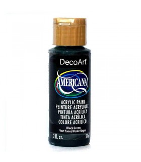 ACRILICO AMERICANA 59ML DA157 BLACK GREEN