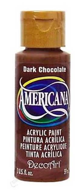 ACRÍLICO AMERICANA 59 ML COLORES CARNE Y MARRONES : color:65 DARK CHOCOLATE