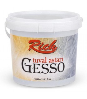 IMPRIMACIÓN ACRÍLICA BLANCA GESSO 1 KG RICH