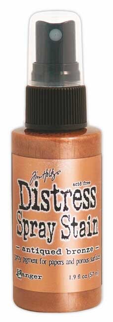 DISTRESS SPRAY STAIN RANGER TINTA SPRAY 57 ML : DISTRESS SPRAY STAIN:42143 ANIQUED BRONZE