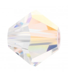 TUPI CRISTAL PRECIOSA 3MM CRYSTAL AB 42 UNIDADES