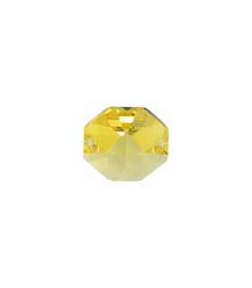 OCTÓGONO CRISTAL SWAROVSKI 14 MM DOS AGUJEROS.