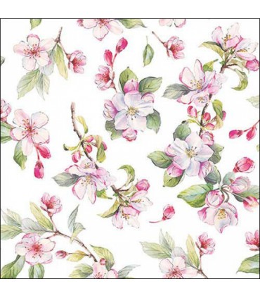 SERVILLETAS AMBIENTE 33x33cm 20UD SPRING BLOSSOM