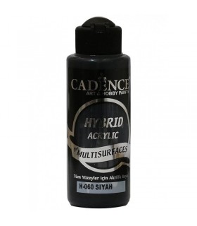 ACRILICO HYBRID CADENCE 120ML H-060 NEGRO