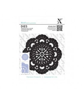 TROQUELES XCUT TAPETE PAÑITO FLOR 11,5 CM