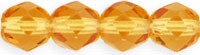 BOLA FACETADA CRISTAL CHECO TRANSPAR.  4 MM 100 UD : CRISTAL CHECO:10060 TOPAZ