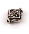 ROMBO 10x9x2,5 MM PLATINO 10 UNIDADES