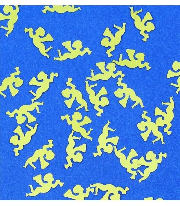 CONFETI ÁNGELITO TROMPETA DORADO 20 MM 10 GRAMOS