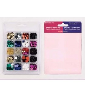 KIT DE LENTEJUELAS DE 8 mm Y GRANITO