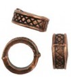 CILINDRO 8x3 MM COBRE ANTIGUO 12 UNI. AGUJ. 5,5 MM
