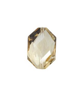 CUENTA CRISTAL FACETADA LT TOPAZ 17x25 MM 1 UD