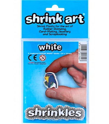 6 HOJAS PLÁSTICO MÁGICO SHRINKLES 13x10 CM