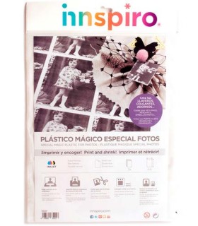 PLÁSTICO MÁGICO ESPECIAL FOTOS BLANCO 60 HOJAS A5