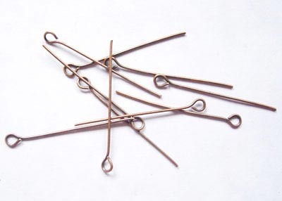 BASTONES CABEZA ANILLA 38 MM 100 UNIDADES APROX. : Acabado:Baño Cobre Antiguo