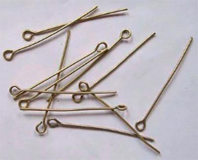 BASTONES CABEZA ANILLA 38 MM 100 UNIDADES APROX. : Acabado:Baño Plata Antigua