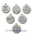 COLGANTE ÁNGEL MENSAJE 18 MM MIX 25 UD