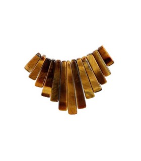 FAN OJO TIGRE NATURAL 13 PIEZAS 45x28mm TOTAL APR
