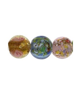 BOLAS PAN ORO O PLATA 12 MM HILO MIX DE 40 CM