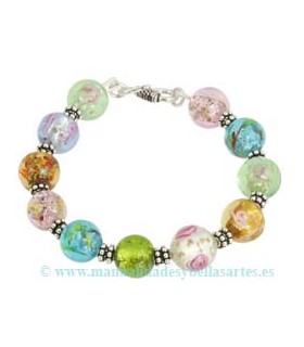 BOLAS PAN ORO O PLATA 12 MM HILO MIX DE 40 CM