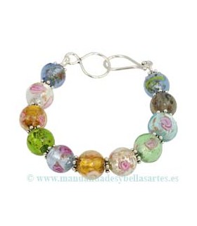 BOLAS PAN ORO O PLATA 12 MM HILO MIX DE 40 CM