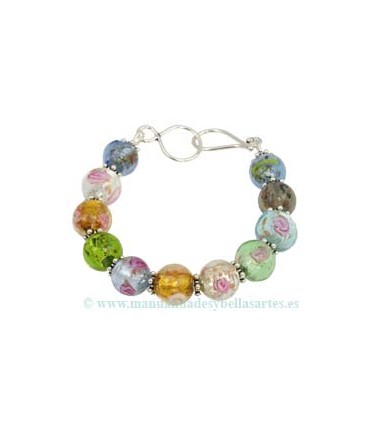 BOLAS PAN ORO O PLATA 12 MM HILO MIX DE 40 CM