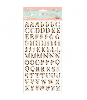 DIE CUTS STAMPERIA LOVE STORY JOHANNA R. ALFABETO
