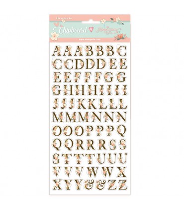 DIE CUTS STAMPERIA LOVE STORY JOHANNA R. ALFABETO