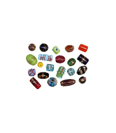 CRISTAL ARTESANAL MIX FANCY 01 100 GRAMOS APROX.