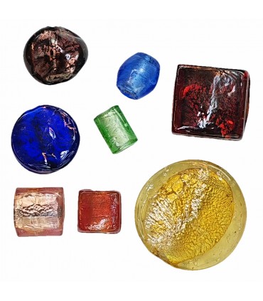 CRISTAL INDIO MIX SILVER FOILED 100 GRAMOS APROX.