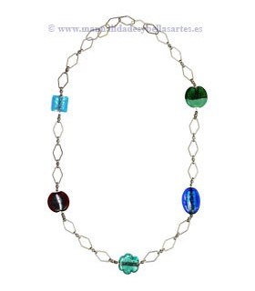 CRISTAL INDIO MIX SILVER FOILED 100 GRAMOS APROX.